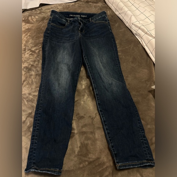 American Eagle Dark Wash Skinny Jeans - Picture 1 of 4